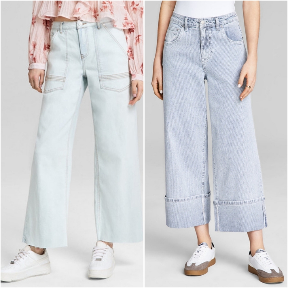 And Now This Women’s Wide Leg Jeans Bundle, Size 27